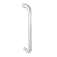 0182222 - Single Cubicle Door Pull Handle - Satin Anodised Aluminium (225mm)