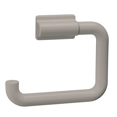 0300303 - Plastic Single Toilet Roll Holder in Light Grey