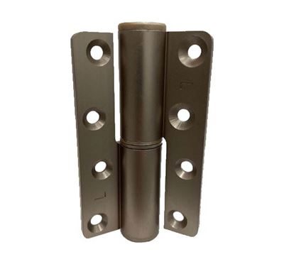 INFINITE HINGE - STAINLESS STEEL EFFECT ALUMINIUM (LH IN / RH OUT)