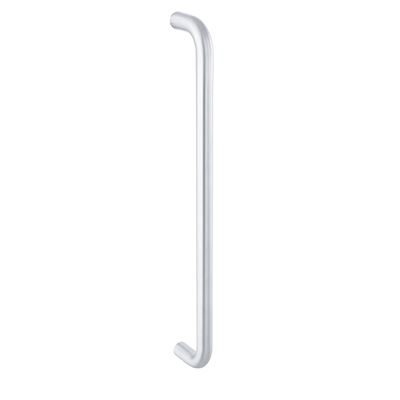 0182225 - Single Cubicle Door Pull Handle - Satin Anodised Aluminium (400mm)